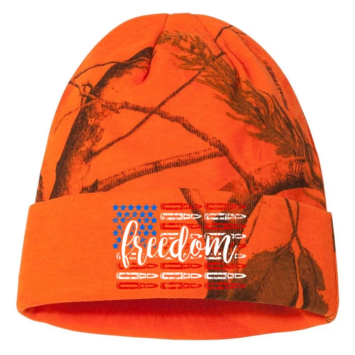 Freedom Bullet USA American Flag Kati - 12in Camo Beanie