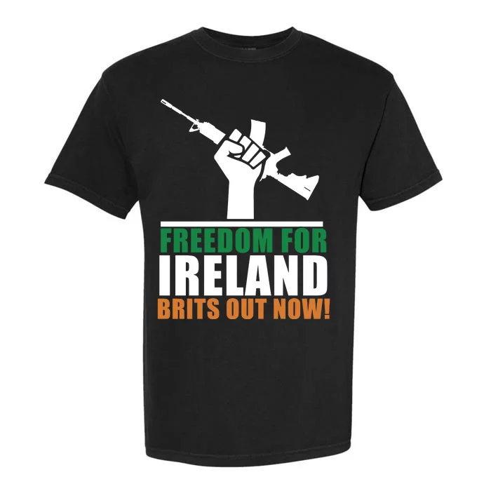 Freedom For Ireland Brits Out Now Garment-Dyed Heavyweight T-Shirt