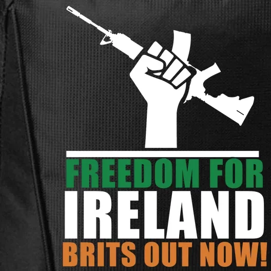 Freedom For Ireland Brits Out Now City Backpack