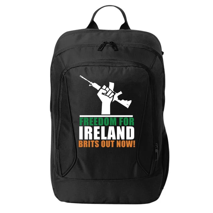 Freedom For Ireland Brits Out Now City Backpack