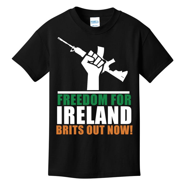 Freedom For Ireland Brits Out Now Kids T-Shirt