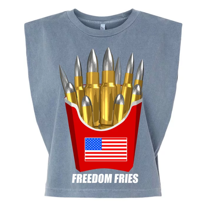 Freedom Fries Garment-Dyed Women's Muscle Tee