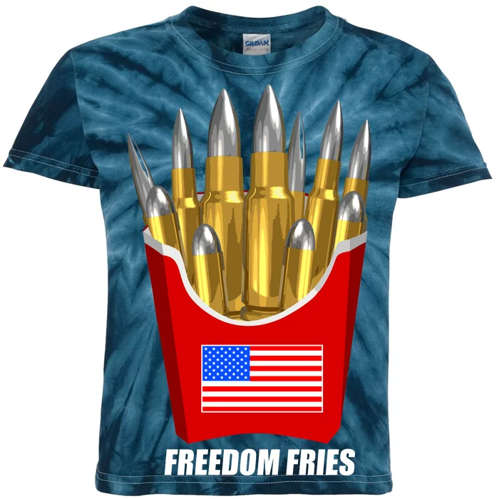 Freedom Fries Kids Tie-Dye T-Shirt