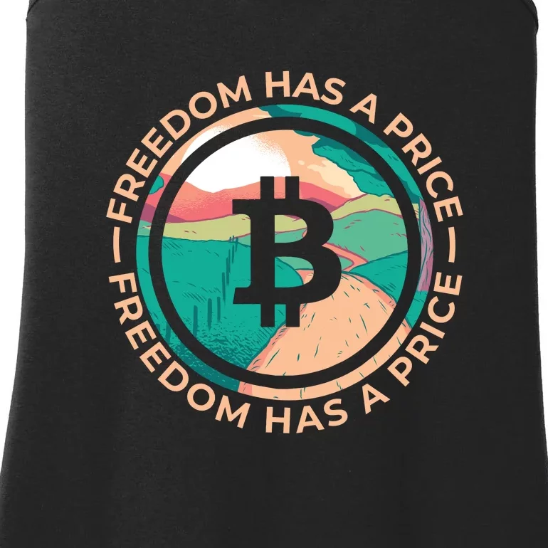 Freedom Has  Price Bitcoin Ladies Essential Tank