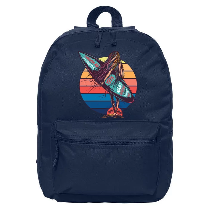 Freedom Is A Lifestyle Surfer 16 in Basic Backpack