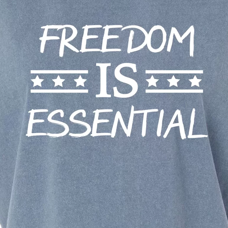 Freedom Is Essential Garment-Dyed Women's Muscle Tee