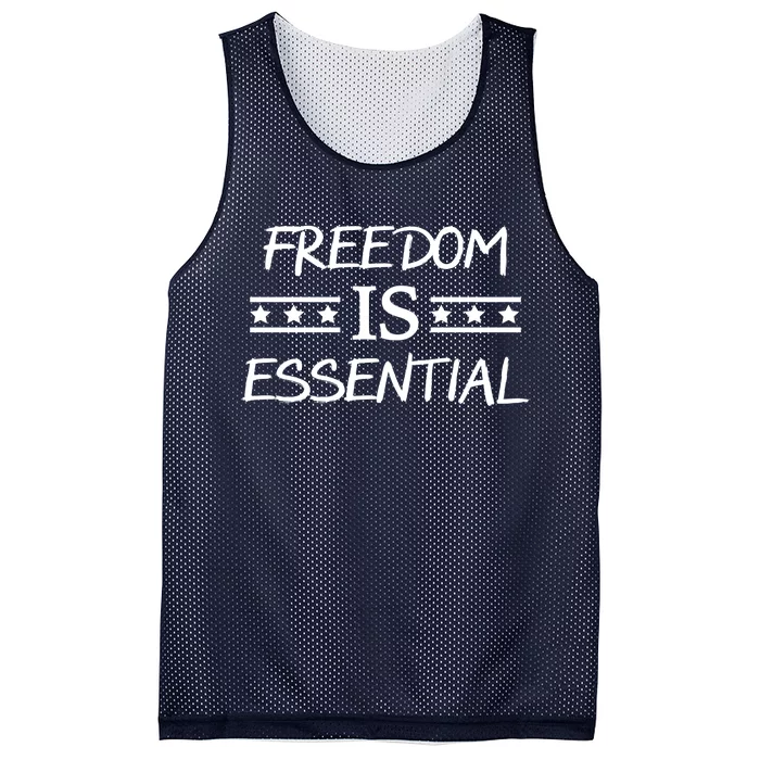 Freedom Is Essential Mesh Reversible Basketball Jersey Tank