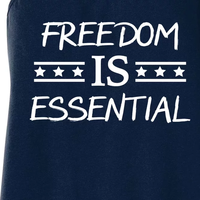 Freedom Is Essential Women's Racerback Tank