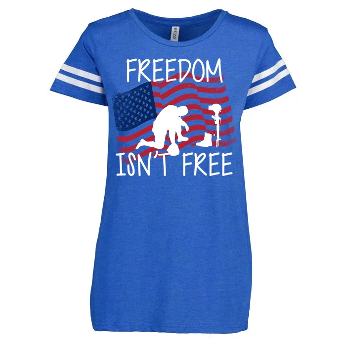 Freedom Isn't Free Enza Ladies Jersey Football T-Shirt