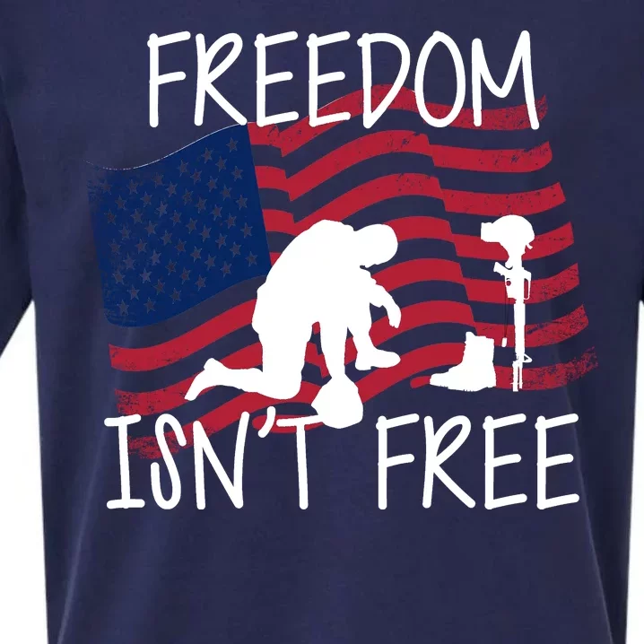 Freedom Isn't Free Sueded Cloud Jersey T-Shirt