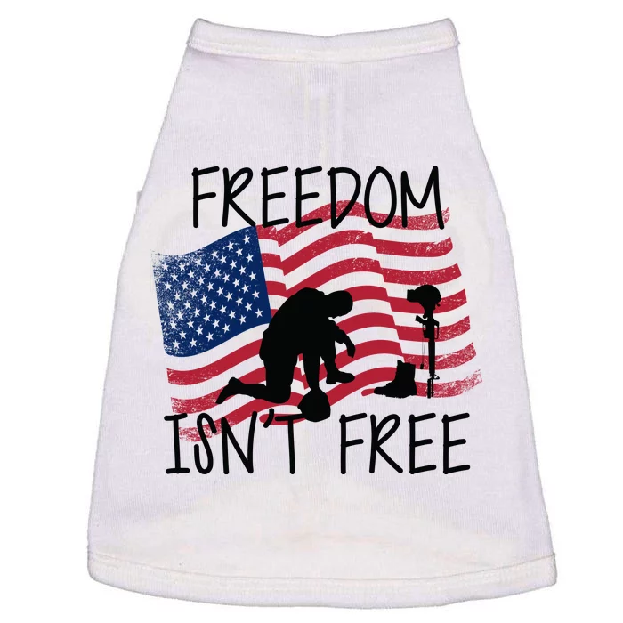 Freedom Isn't Free Doggie Tank