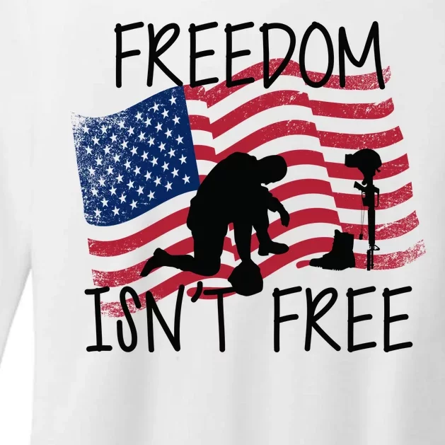 Freedom Isn't Free Womens CVC Long Sleeve Shirt