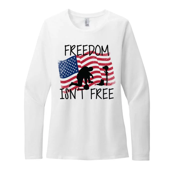 Freedom Isn't Free Womens CVC Long Sleeve Shirt