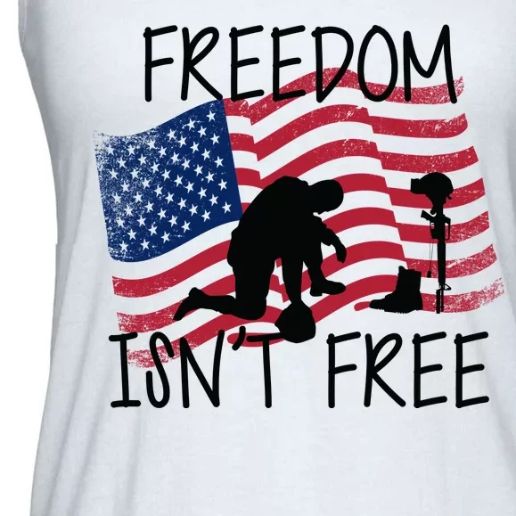 Freedom Isn't Free Ladies Essential Flowy Tank