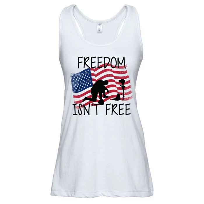 Freedom Isn't Free Ladies Essential Flowy Tank