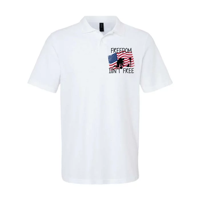 Freedom Isn't Free Softstyle Adult Sport Polo