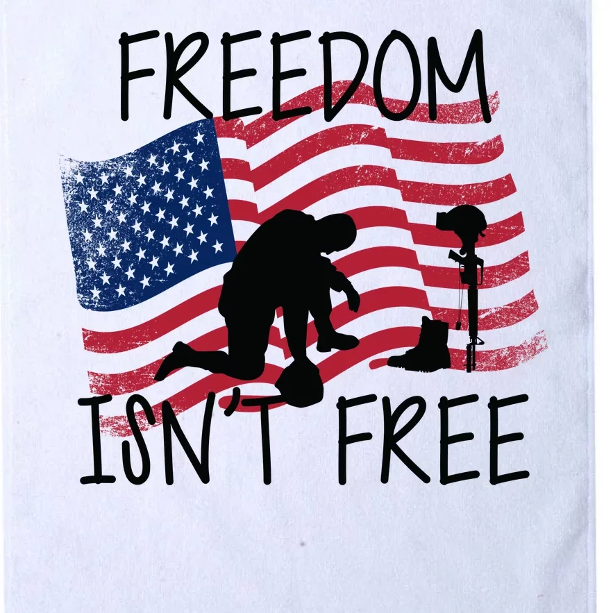 Freedom Isn't Free Platinum Collection Golf Towel