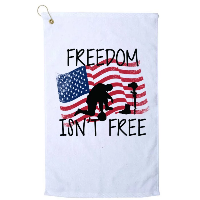 Freedom Isn't Free Platinum Collection Golf Towel