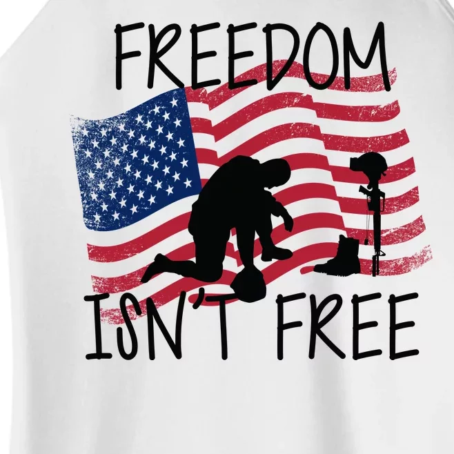 Freedom Isn't Free Women’s Perfect Tri Rocker Tank