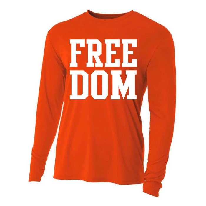 Freedom Logo Cooling Performance Long Sleeve Crew