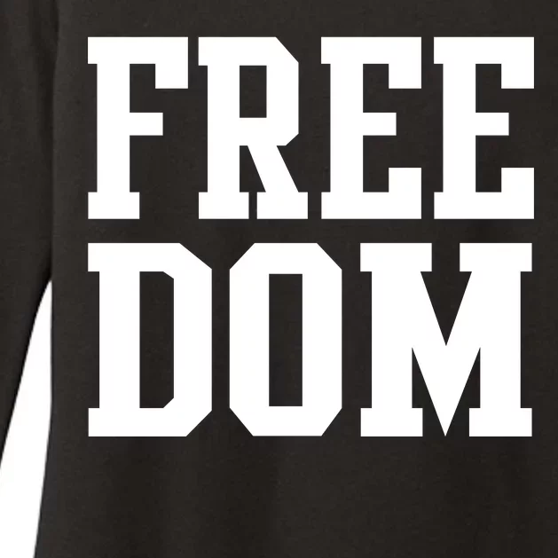 Freedom Logo Womens CVC Long Sleeve Shirt