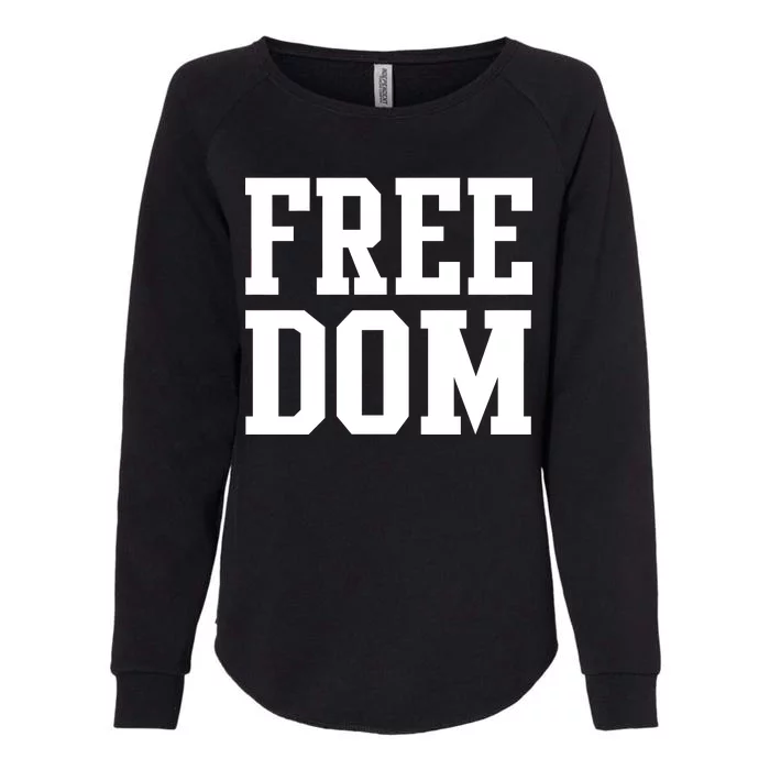 Freedom Logo Womens California Wash Sweatshirt