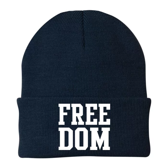 Freedom Logo Knit Cap Winter Beanie