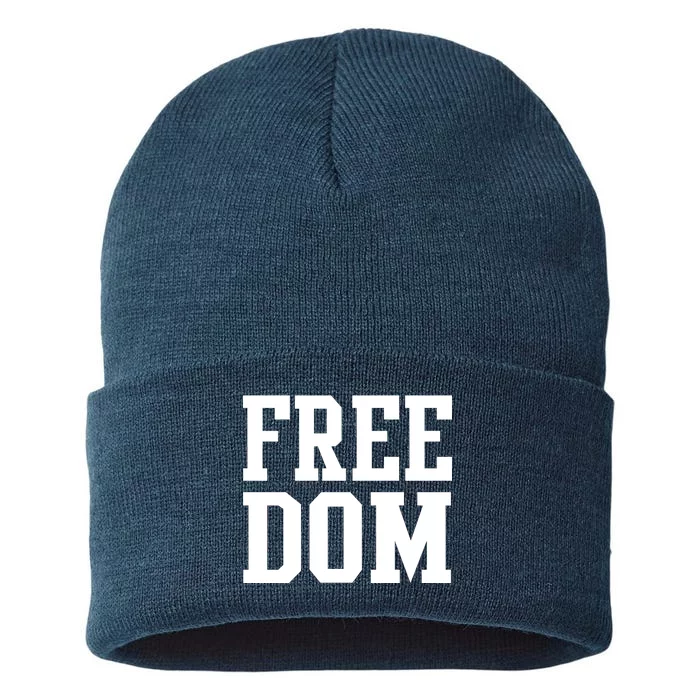 Freedom Logo Sustainable Knit Beanie