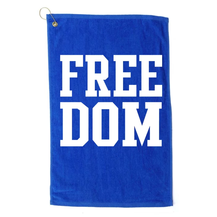 Freedom Logo Platinum Collection Golf Towel