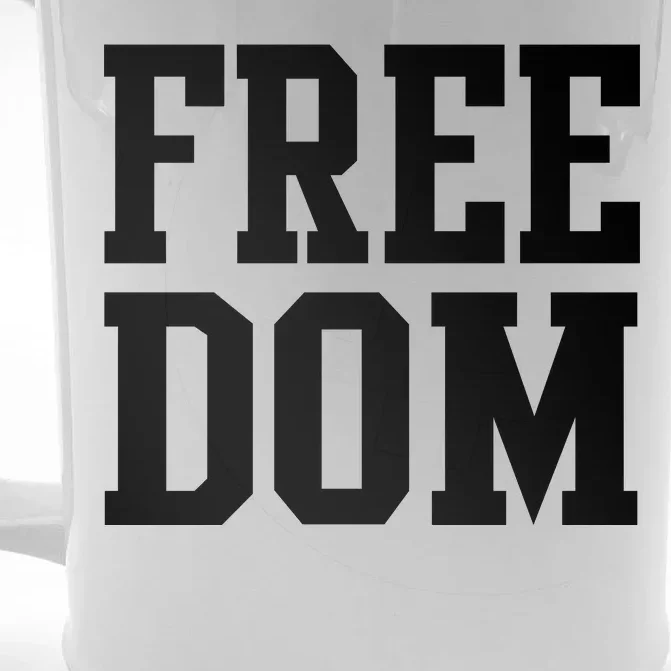 Freedom Logo Front & Back Beer Stein