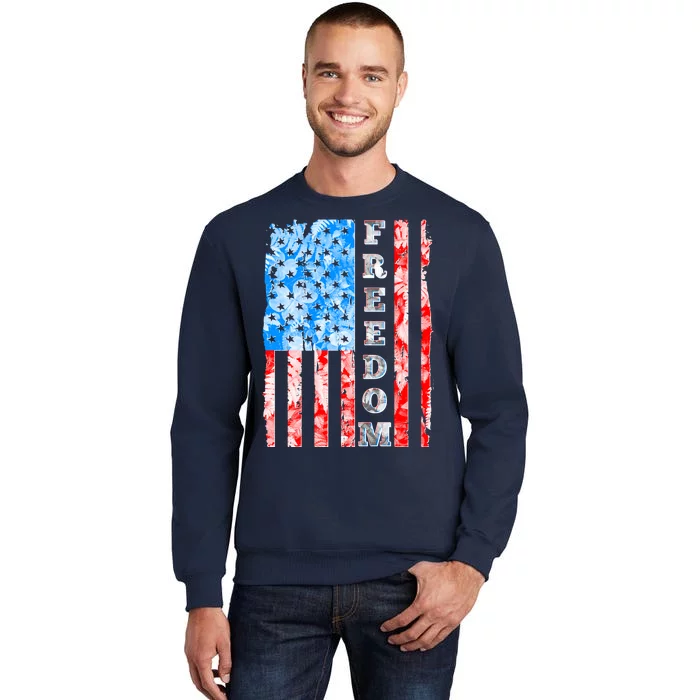 Freedom Nature USA Flag Tall Sweatshirt