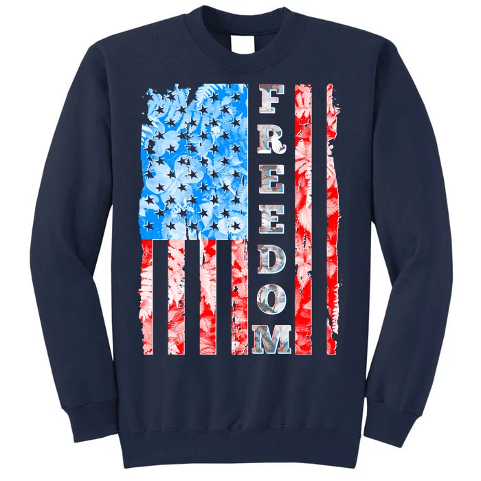 Freedom Nature USA Flag Tall Sweatshirt