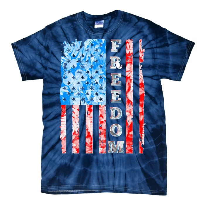 Freedom Nature USA Flag Tie-Dye T-Shirt