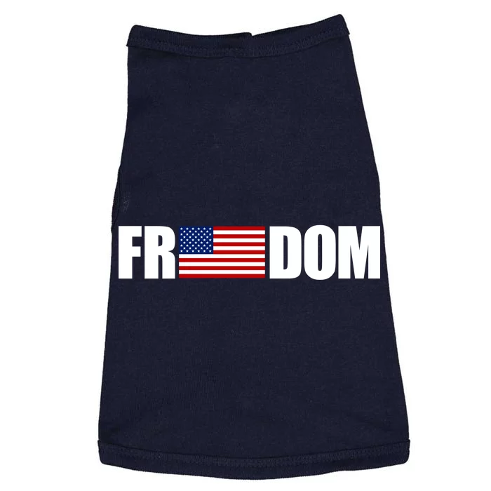 Freedom Simple Logo Doggie Tank