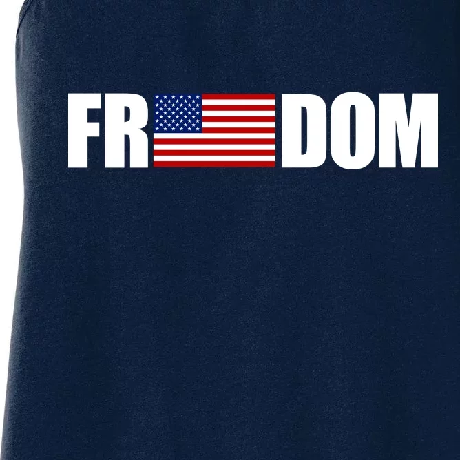 Freedom Simple Logo Women's Racerback Tank