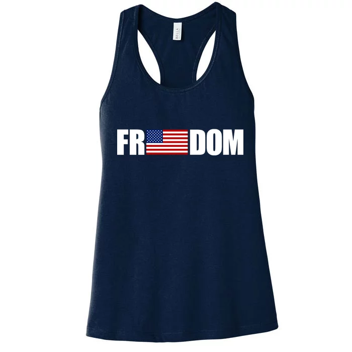 Freedom Simple Logo Women's Racerback Tank