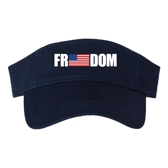 Freedom Simple Logo Valucap Bio-Washed Visor