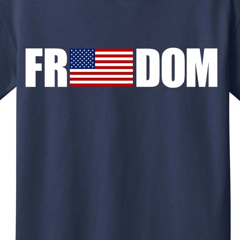 Freedom Simple Logo Kids T-Shirt