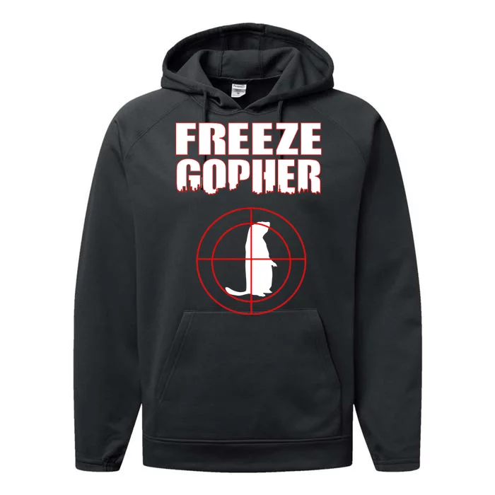 Freeze Gopher Target Performance Fleece Hoodie