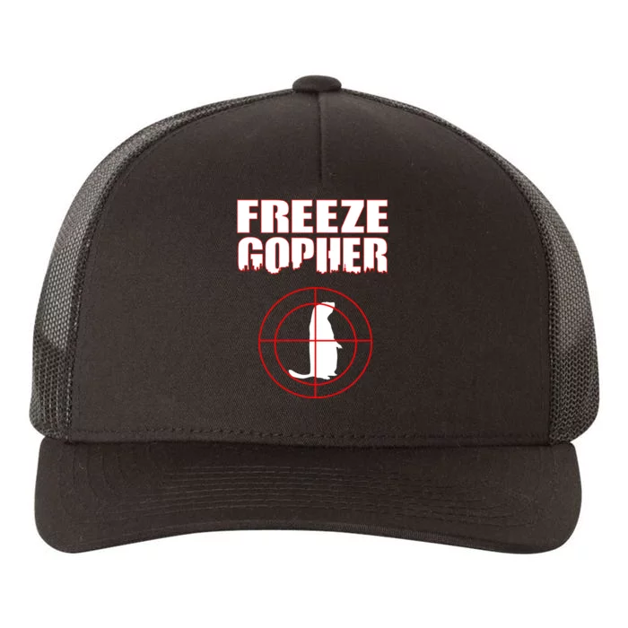 Freeze Gopher Target Yupoong Adult 5-Panel Trucker Hat