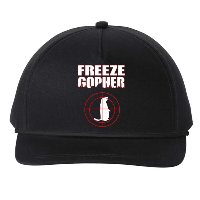 Freeze Gopher Target Snapback Five-Panel Rope Hat