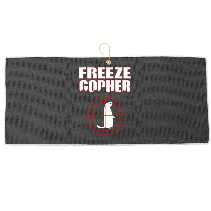 Freeze Gopher Target Large Microfiber Waffle Golf Towel