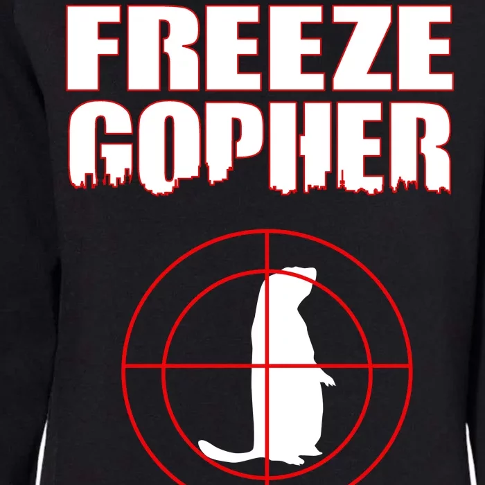 Freeze Gopher Target Womens California Wash Sweatshirt