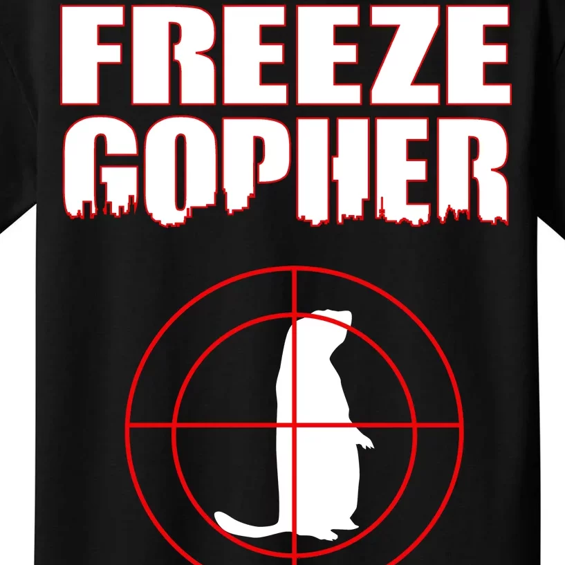 Freeze Gopher Target Kids T-Shirt