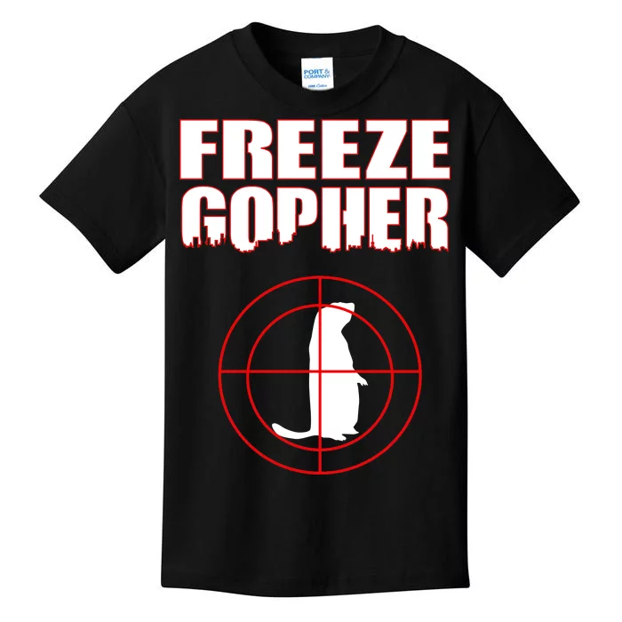 Freeze Gopher Target Kids T-Shirt