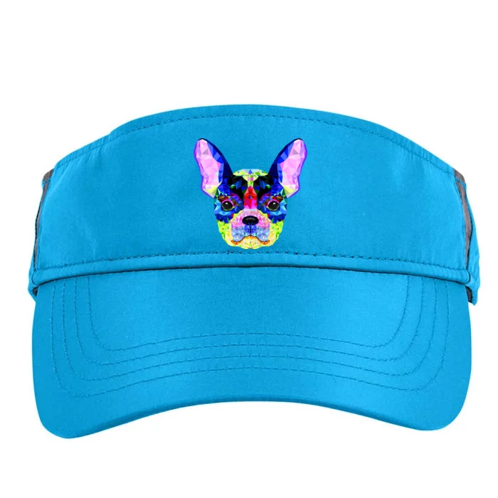 French Bulldog Geometric Adult Drive Performance Visor