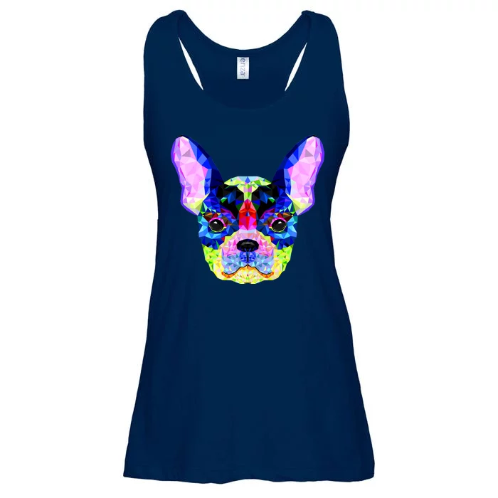 French Bulldog Geometric Ladies Essential Flowy Tank