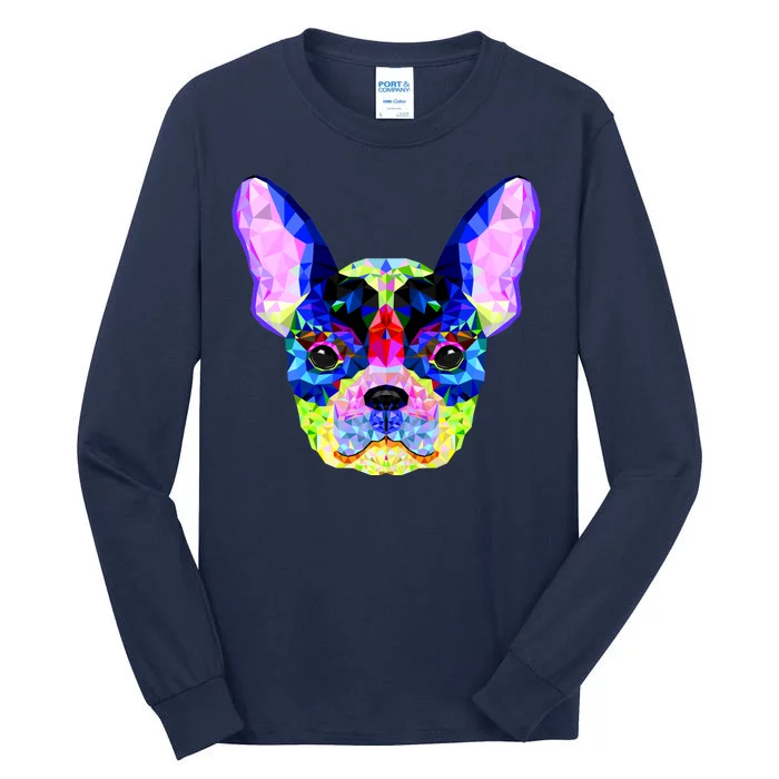 French Bulldog Geometric Tall Long Sleeve T-Shirt