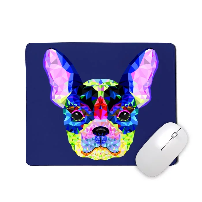 French Bulldog Geometric Mousepad