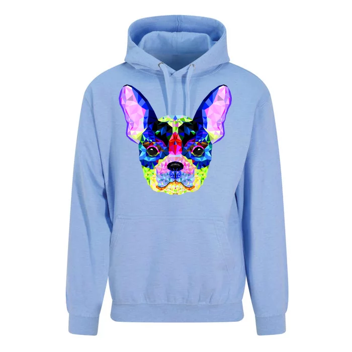 French Bulldog Geometric Unisex Surf Hoodie